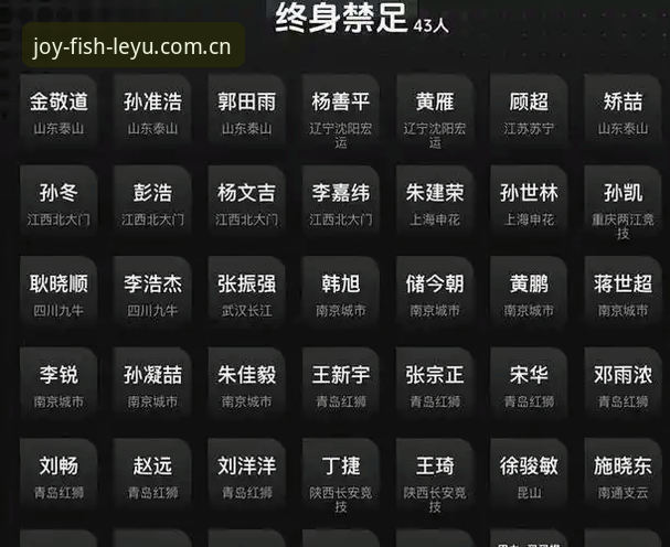 中国足协第三批禁足名单深度分析：从行业腐败到体育精神的全面反思